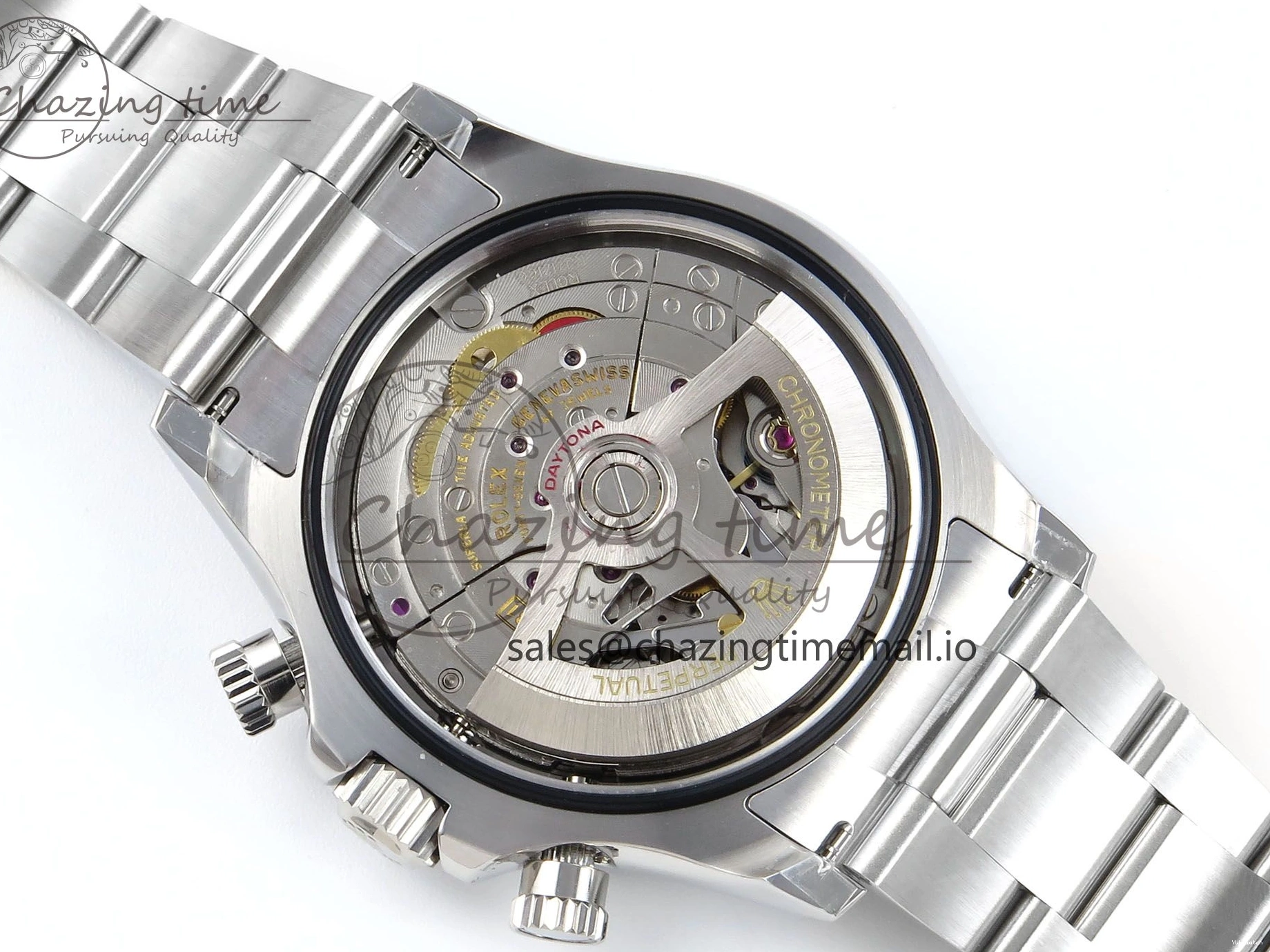 SH4131 QF on Black Edition Strap 126500 SS Daytona Bracelet 1:1 Best V5 Dial 0302